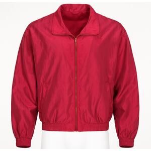 Vintage 90s Silk Red Bomber Jacket Women’s Large by Bold Spirit